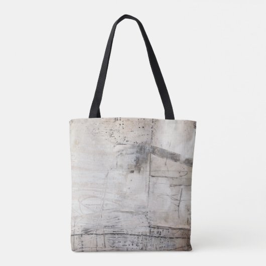 Tote Bag Blanc noir et bronze (Dos)