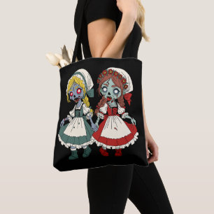 Tote Bag Blanche-Neige et Rose-Rouge zombies