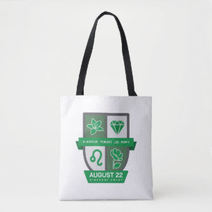 Tote Bag Blason d'anniversaire Léo™ pour le 1er-22 août