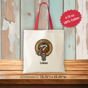 Tote Bag Blason du Clan Lennox sur tartan