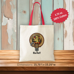Tote Bag Blason du clan MacDuff sur tartan