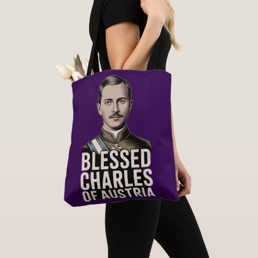 Tote Bag Blessed Karl Austria Emperor Catholic Christian  (De près)