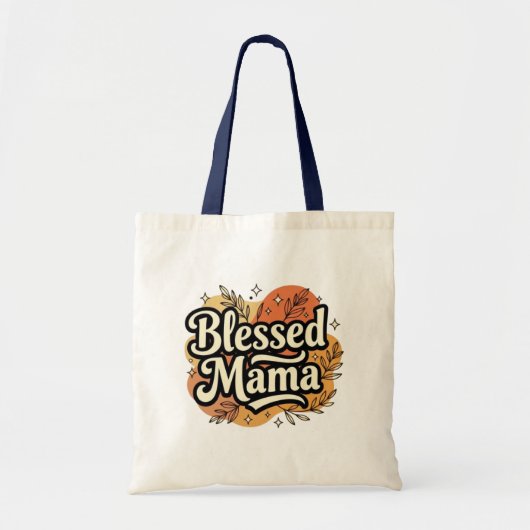 Tote Bag Blessed mama (Devant)