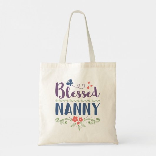 Tote Bag Blessed Nanny (Dos)