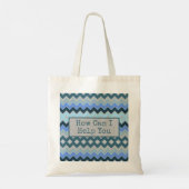 Tote Bag Bleu (Dos)