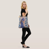 Tote Bag Bleu (Sur le modèle)