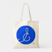 Tote Bag & bleu (Dos)