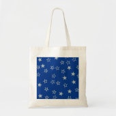 Tote Bag Bleu argenté (Devant)