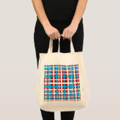 Tote Bag Bleu blanc rouge clair (Devant (produit))