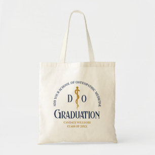 Tote Bag Bleu bleu Ostéopathie Médicale de l'école