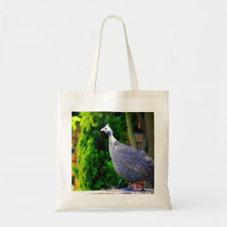 Tote Bag Bleu casqué Guinée Fowl debout au soleil
