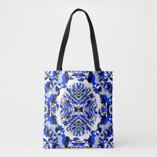 Tote Bag Bleu classique moderne... (Devant)