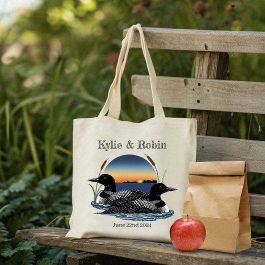 Tote Bag Bleu couché de soleil