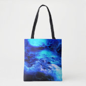 Tote Bag Bleu Dans Les Nuages (Devant)