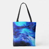 Tote Bag Bleu Dans Les Nuages (Dos)