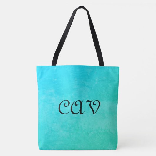 Tote Bag Bleu de Cornflower (Devant)