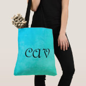 Tote Bag Bleu de Cornflower (De près)