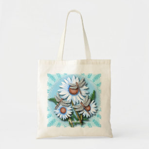 Tote Bag Bleu de libellules