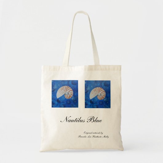 Tote Bag Bleu de Nautilus (Devant)
