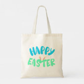 Tote Bag Bleu de Pâques Chasseur d'Oeufs Bunny (Dos)