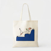 Tote Bag Bleu de vache (Devant)