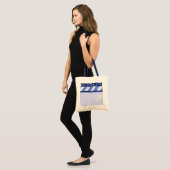 Tote Bag Bleu d'hiver (Devant (modèle))