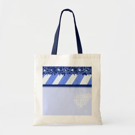 Tote Bag Bleu d'hiver (Devant)