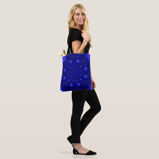 Tote Bag Bleu éblouissant (Sur le modèle)