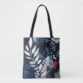 Tote Bag Bleu et Argent (Devant)