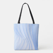 Tote Bag Bleu et blanc rayé (Dos)