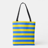 Tote Bag Bleu et jaune (Dos)