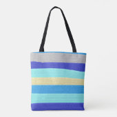 Tote Bag Bleu et or (Dos)
