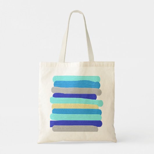 Tote Bag Bleu et or (Dos)