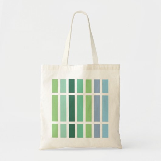 Tote Bag Bleu et vert (Devant)