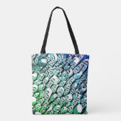 Tote Bag Bleu et vert (Dos)