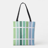 Tote Bag Bleu et vert (Dos)
