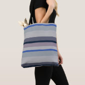 Tote Bag Bleu et Violet (De près)