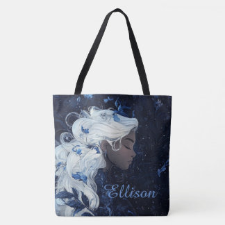 Tote Bag Bleu Éthéré
