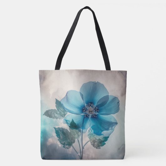 Tote Bag Bleu éthérée (Devant)