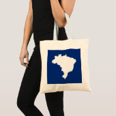 Tote Bag Bleu Festive Brésil (Devant (produit))