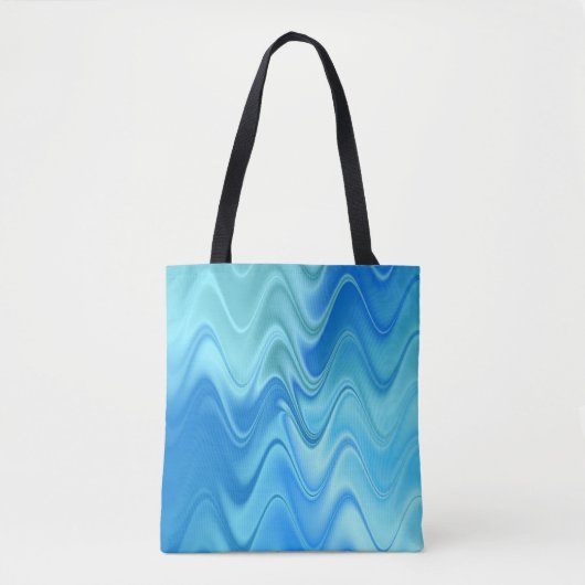 Tote Bag Bleu foncé Abstrait (Devant)