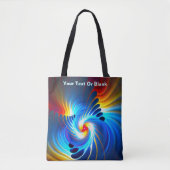 Tote Bag Bleu gravitationnel (Devant)