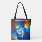 Tote Bag Bleu gravitationnel (Dos)