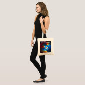 Tote Bag Bleu gravitationnel (Devant (modèle))