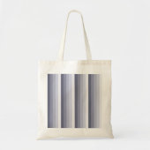 Tote Bag Bleu gris rayures (Devant)