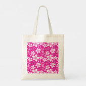 TOTE BAG BLEU HAWAII (ROSE CHAUDE) (Dos)