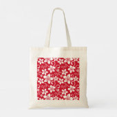 TOTE BAG BLEU HAWAII (ROUGE) (Dos)