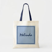 Tote Bag Bleu magnifique (Devant)