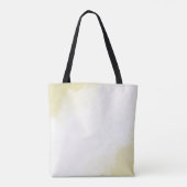 Tote Bag bleu marine et fleurs rouges or (Dos)