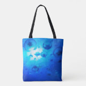 Tote Bag Bleu méduse (Dos)
